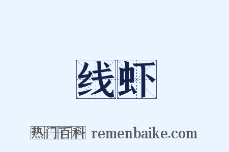 线虾是什么意思的图片